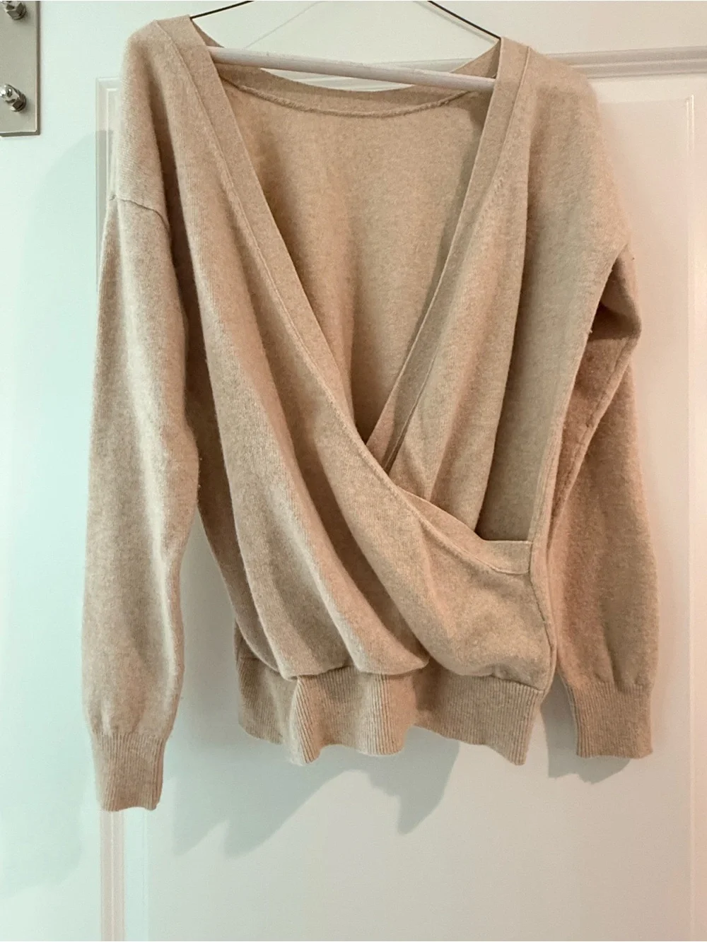 Banana Republic Light Cream Crewneck Sweater